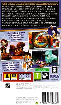 Sonic Rivals 2 (EU) box cover back